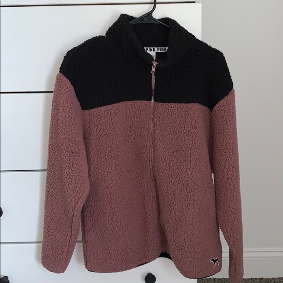 PINK Sherpa jacket - Picture 1 of 4